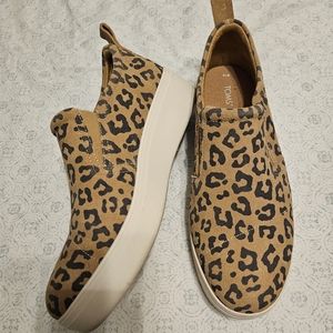 Toms Leopard Platform Sneaker